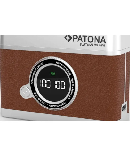 PLATINUM RETRO DUAL CHARGING CASE USB-C FOR PANASONIC DMW-BLK22