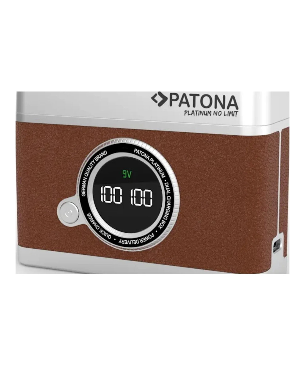 PLATINUM RETRO DUAL CHARGING CASE USB-C FOR PANASONIC DMW-BLK22