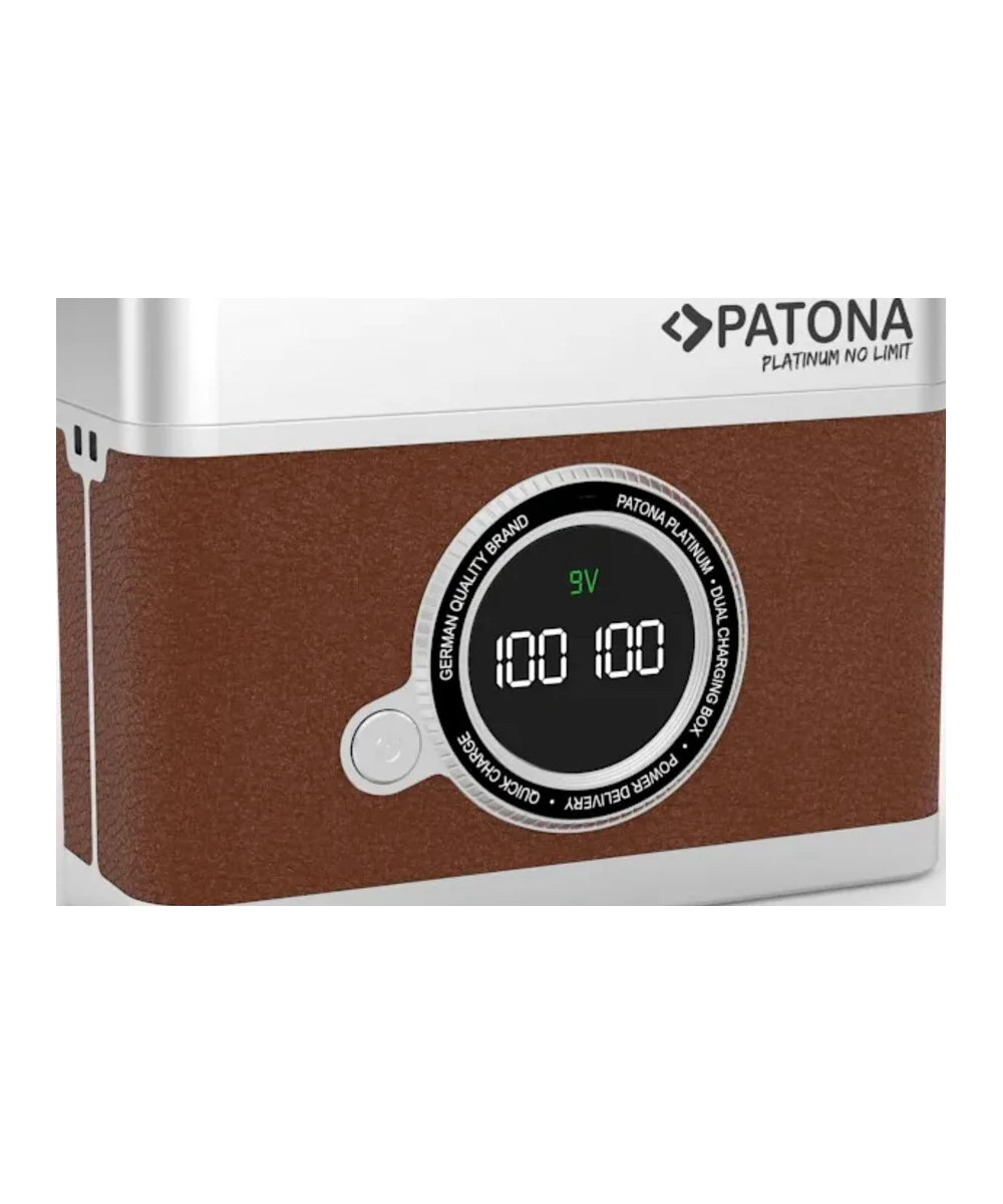 PLATINUM RETRO DUAL CHARGING CASE USB-C FOR PANASONIC DMW-BLK22