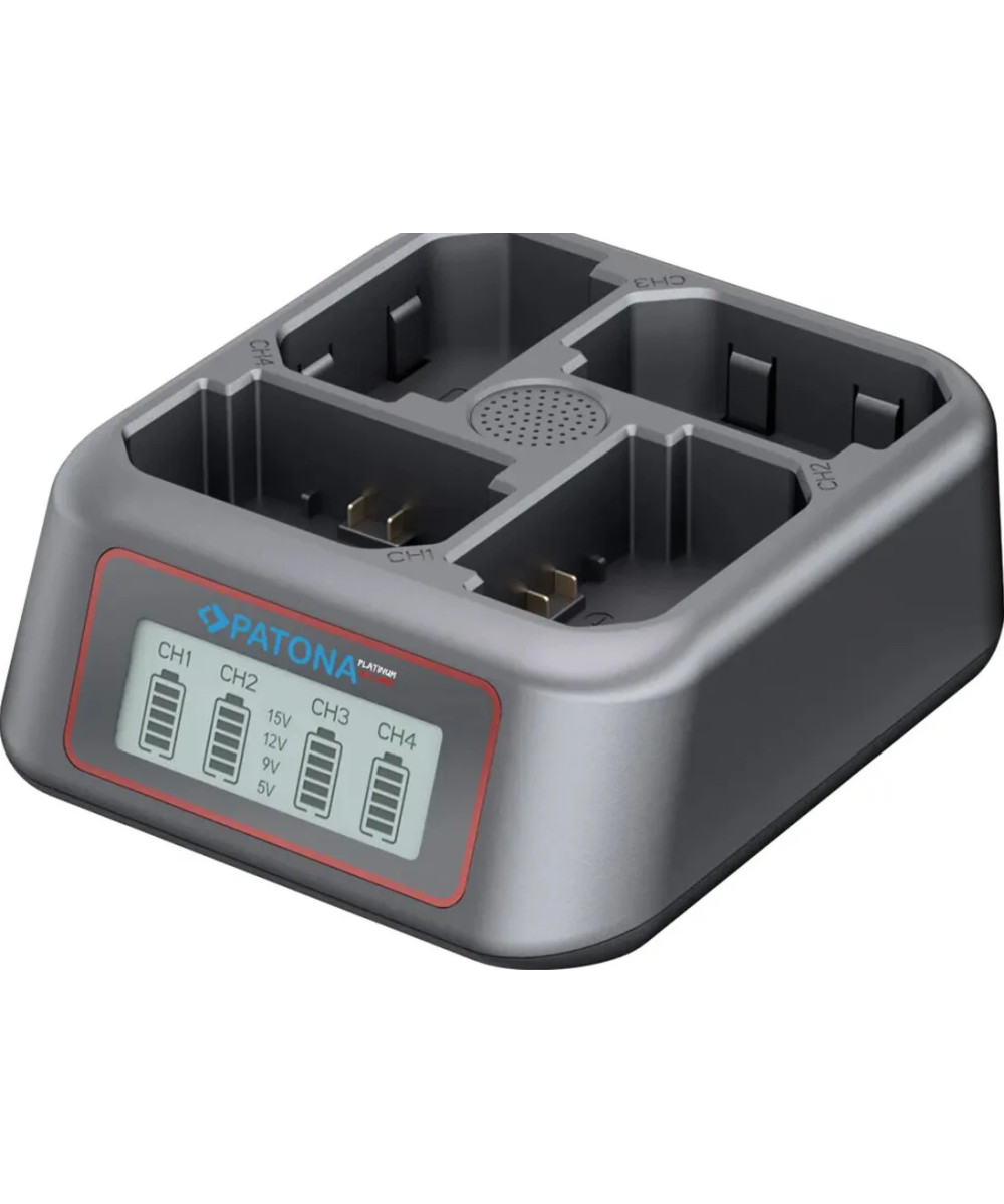 PLATINUM USB-C PD QC 4-PORT FAST CHARGER FOR SONY NP-FZ100