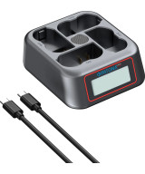 PLATINUM USB-C PD QC 4-PORT FAST CHARGER FOR NIKON EN-EL15