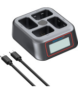 PLATINUM USB-C PD QC 4-PORT FAST CHARGER FOR SONY NP-FW50