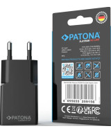 PLATINUM GAN PD20W FLAT ADAPTER BLACK 1X USB-C PD3.0 QC3.0