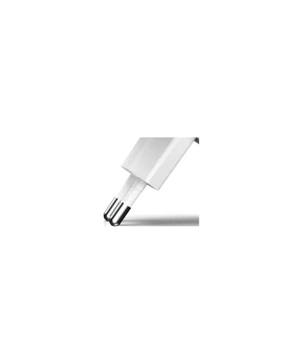 PLATINUM GAN PD65W FLAT ADAPTER WHITE 2X USB-C PD3.0 QC3.0