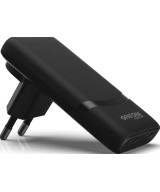 PLATINUM GAN PD65W FLAT ADAPTER BLACK 2X USB-C PD3.0 QC3.0
