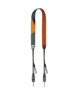P-CB-600 CAMERA STRAP AIR PREMIUM LEATHER STYLE-SUNSET FOREST PINE