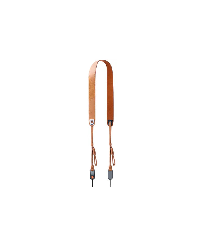 P-CB-601 CAMERA STRAP AIR PREMIUM LEATHER STYLE-AUTUMN CANYON TAN