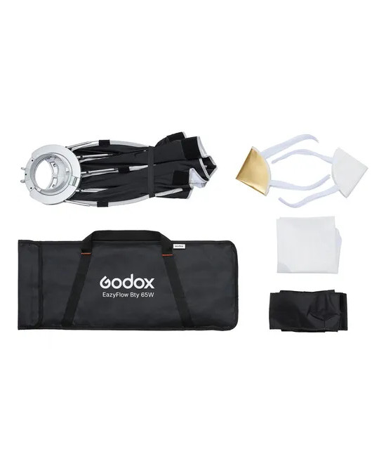 EAZYFLOW BOWENS MOUNT FOLDABLE BEAUTY DISH 65CM (BLACK AND WHITE)