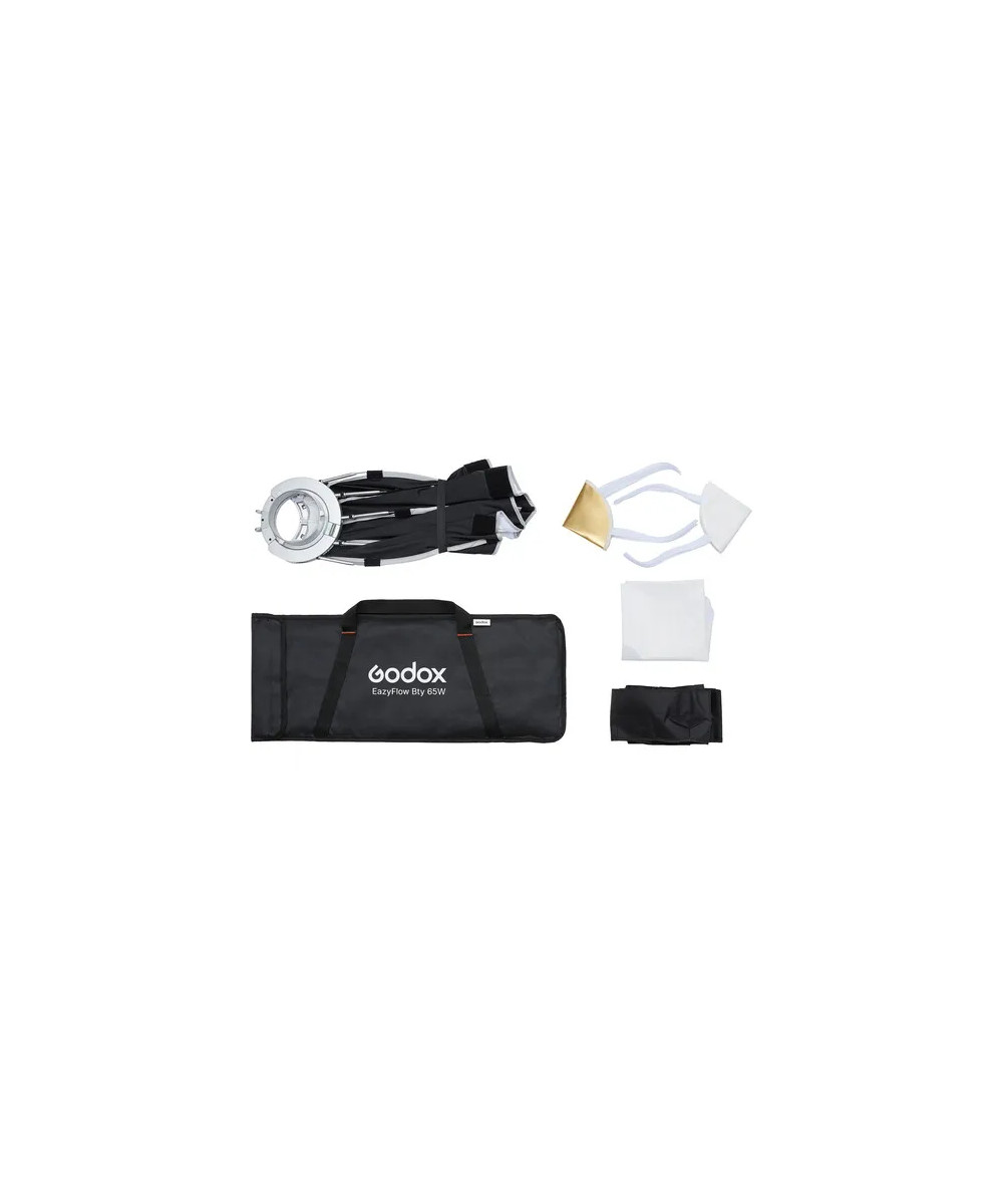 EAZYFLOW BOWENS MOUNT FOLDABLE BEAUTY DISH 65CM (BLACK AND WHITE)