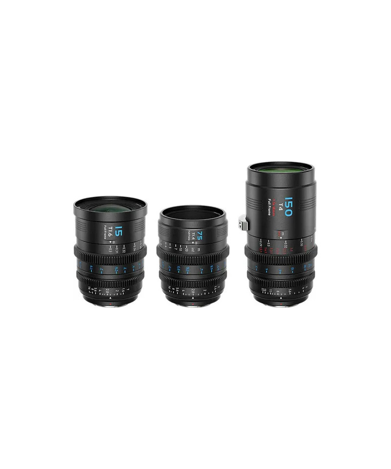 VISION PRIME T1.4 FULL-FRAME CINE LENS 15MM&75MM&150MM BLACK NATIVE E-MOUNT BLACK COLOR Z/RF/L MOUNT ADAPTER