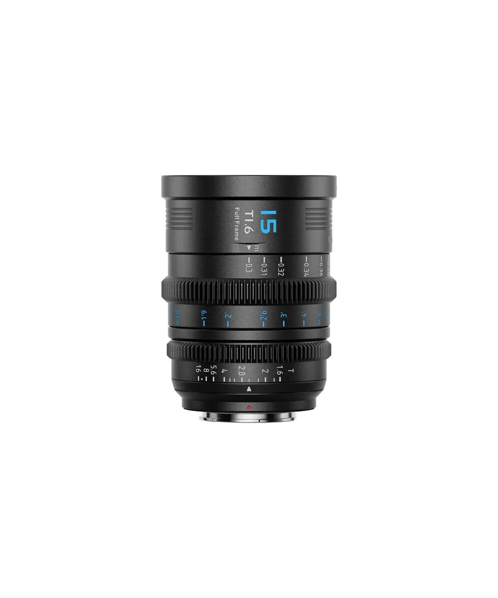 VISION PRIME T1.4 FULL-FRAME CINE LENS 15MM BLACK NATIVE E-MOUNT BLACK COLOR Z/RF/L MOUNT ADAPTER