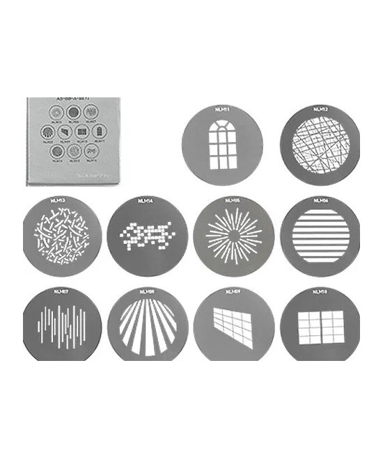 Set di gobo per Proiettore NL SET1 10pz
