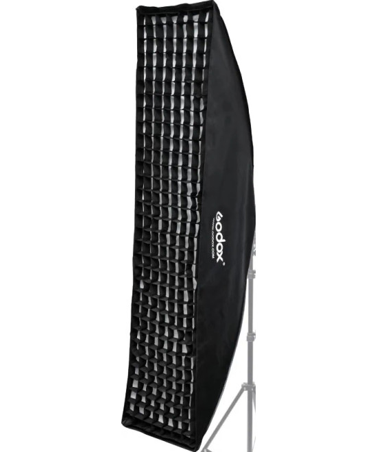 Stripbox 35x160cm con griglia a nido d'ape