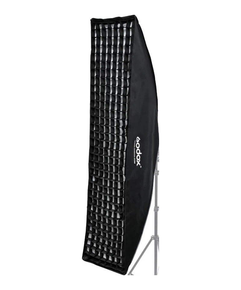 Stripbox 35x160cm con griglia a nido d'ape