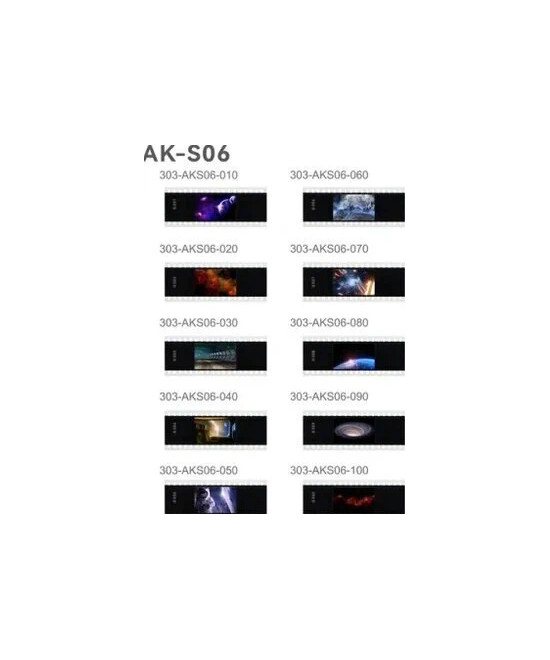 AK-S06 Set Diapositive 6 per Proiettore AK-R21 - 10pz