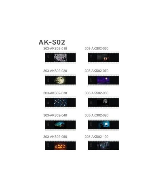AK-S02 Set Diapositive 2 per Proiettore AK-R21 - 10pz