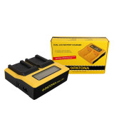 Caricabatteria DUAL LCD per NP-W235
