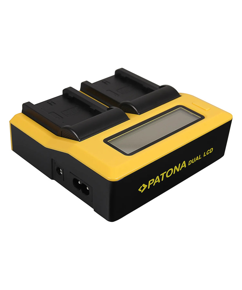 Caricabatteria DUAL LCD per NP-W235
