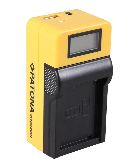 Synchron Caricabatterie per Fujifilm NPW126 NPW-126 con LCD