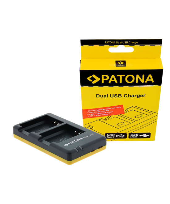 Caricabatterie DUAL USB per Canon EOS-1100D
