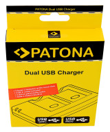 Caricabatterie DUAL USB per Canon EOS-1100D