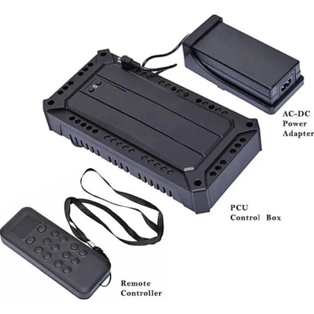 BE-6R SET PORTA FONDALE ELETTRICO CON CONTROLLO RADIO PER 6 ROTOLI