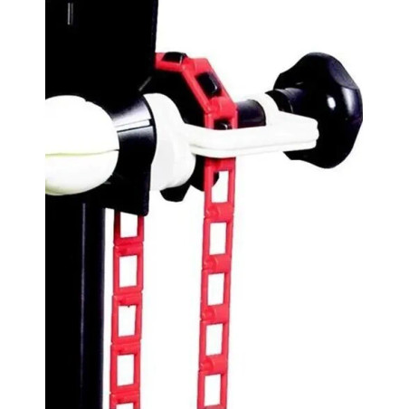 BE-3 Kit portafondali 3 Ganci tripli da parete + mandrini per arrotolamento