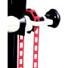 BE-3 Kit portafondali 3 Ganci tripli da parete + mandrini per arrotolamento