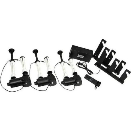 BE-3R Set portafondali elettronico con controllo radio per 3 rotoli