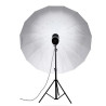 U-180ST UMBRELLA SHALLOW TRANSLUCENT 180CM