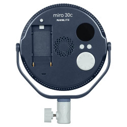 NANLITE MIRO 30C LED FULL-COLOR ROUND PANEL LIGHT MINT BLUE