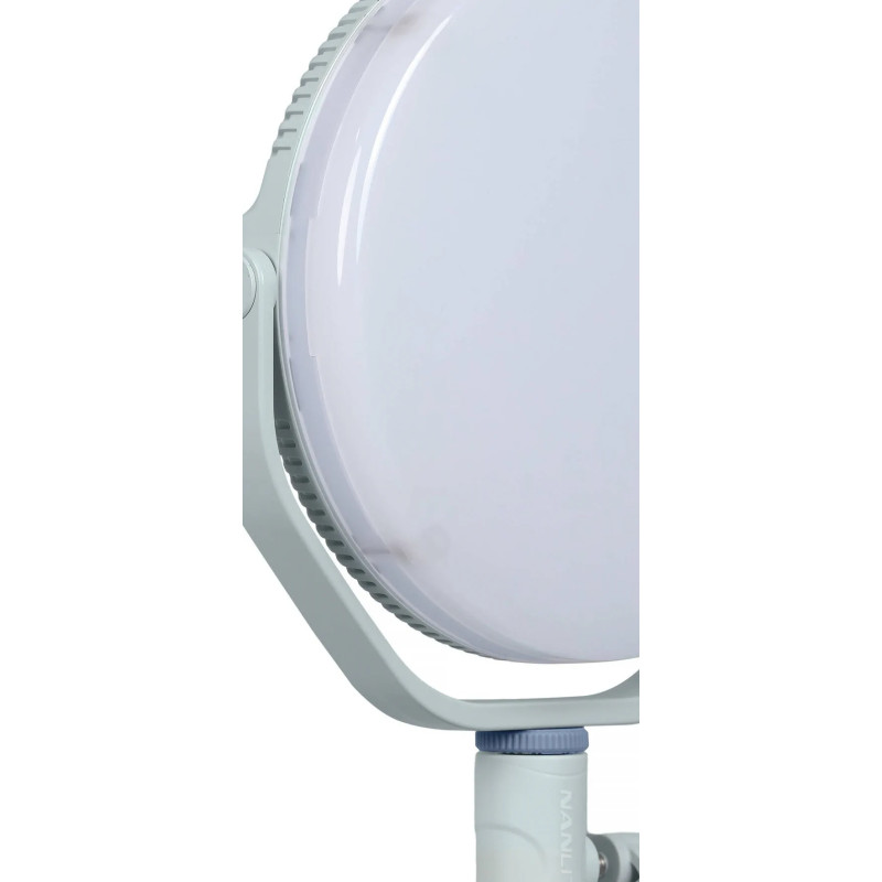 NANLITE MIRO 30C LED FULL-COLOR ROUND PANEL LIGHT MINT BLUE