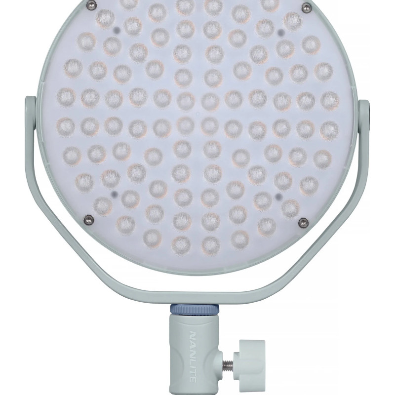 NANLITE MIRO 30C LED FULL-COLOR ROUND PANEL LIGHT MINT BLUE