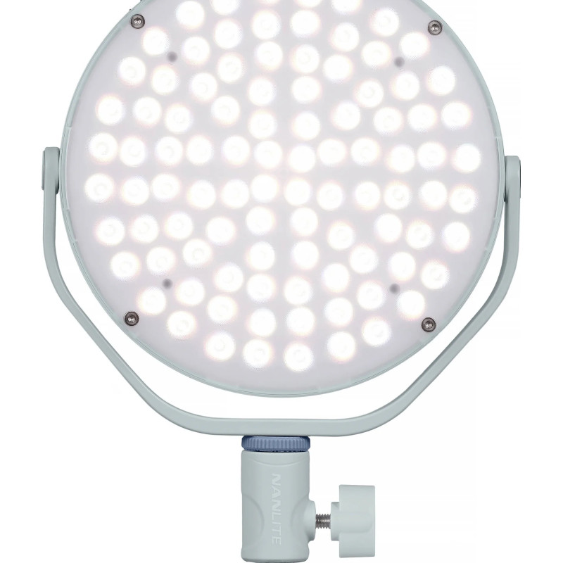 NANLITE MIRO 30C LED FULL-COLOR ROUND PANEL LIGHT MINT BLUE