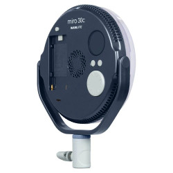 NANLITE MIRO 30C LED FULL-COLOR ROUND PANEL LIGHT MIDNIGHT BLUE