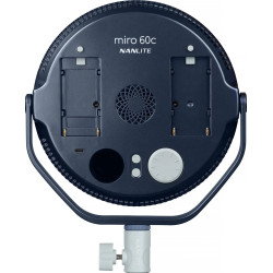 NANLITE MIRO 60C LED FULL-COLOR ROUND PANEL LIGHT MIDNIGHT BLUE