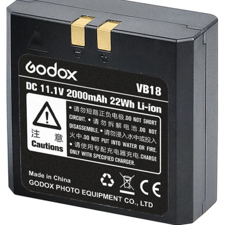 GODOX BATTERIA LI-ION VB-18 PER FLASH VING V860II