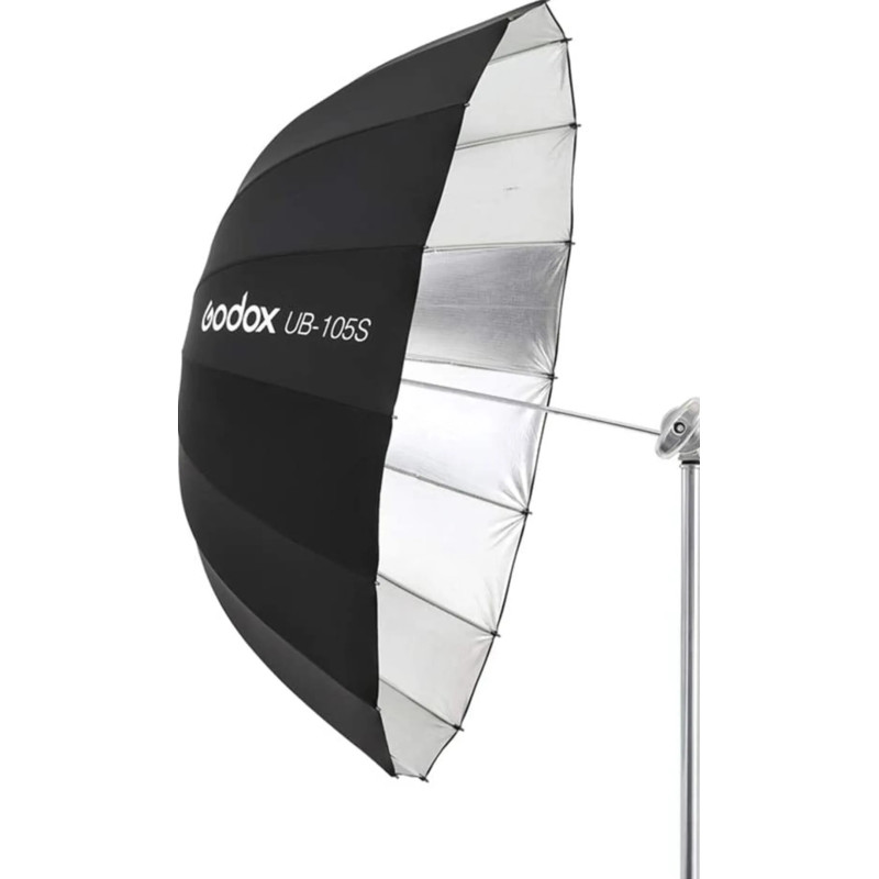 GODOX UB-105S OMBRELLO PARABOLICO D.105 SILVER