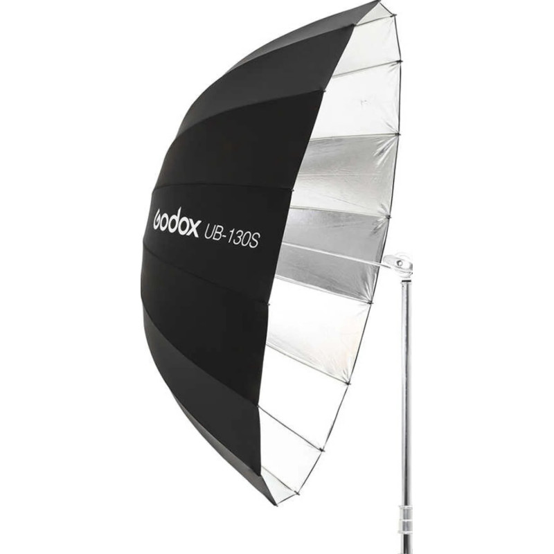 GODOX UB-130S OMBRELLO PARABOLICO D.130 SILVER