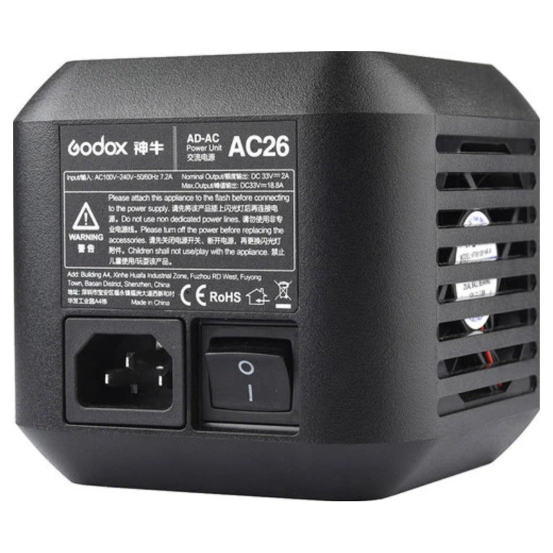 GODOX ADATTATORE AC-26 A A RETE PER AD-600PRO