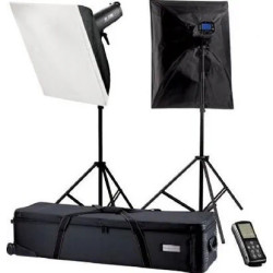 FALCON EYES KIT FLASH 250WX2, SOFTBOX 80X110 TFK-2600L