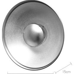 GODOX PARABOLA BEAUTY SILVER D. 42 CM. 