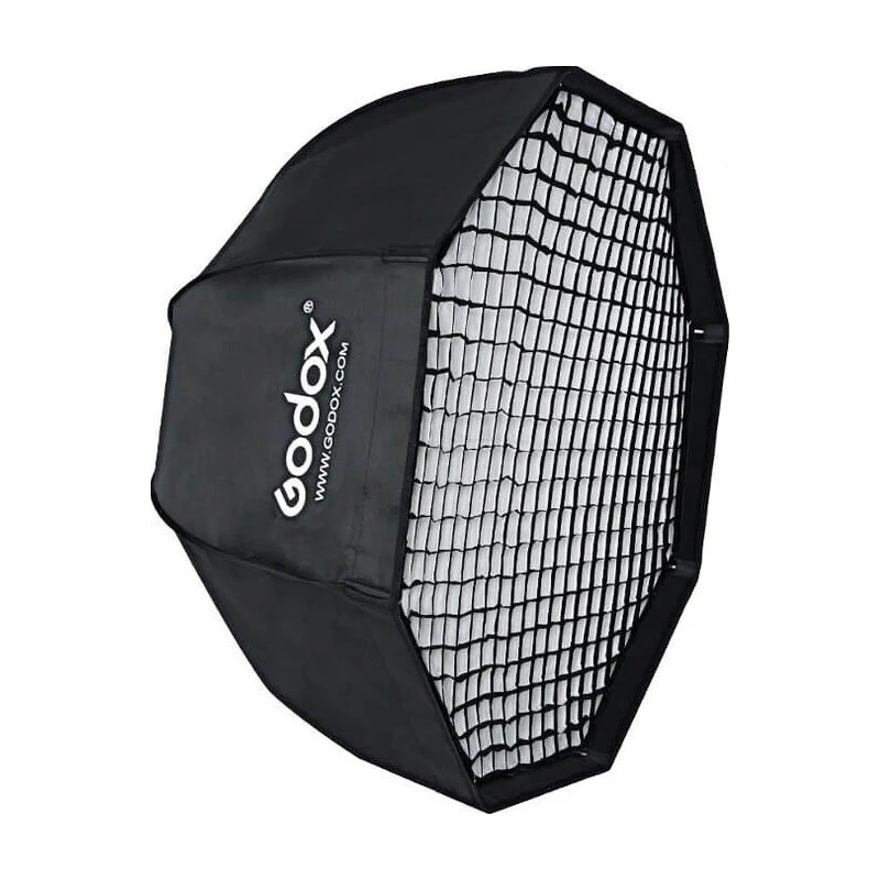 GODOX SOFT BOX OCTA 80 A OMBRELLO CON ANELLO (BOWENS) CON GRIGLIA