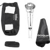 GODOX SOFT BOX OCTA 80 A OMBRELLO CON ANELLO (BOWENS) CON GRIGLIA