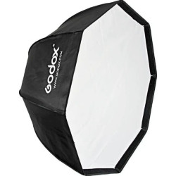 GODOX SOFT BOX OCTA 80 A OMBRELLO CON ANELLO (BOWENS) CON GRIGLIA
