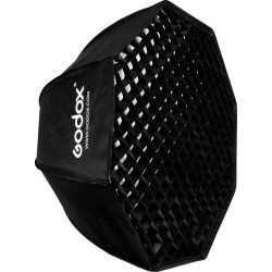 GODOX SOFT BOX OCTA 80 A OMBRELLO CON ANELLO (BOWENS) CON GRIGLIA