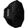 GODOX SOFT BOX OCTA 80 A OMBRELLO CON ANELLO (BOWENS) CON GRIGLIA