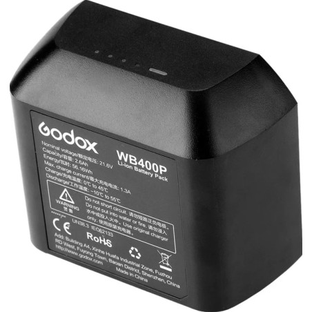 GODOX BATTERIA RICARICABILE WB400P PER AD400PRO