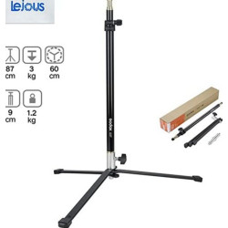 GODOX STATIVO 90F FOLDABLE FLOOR LIGHT STAND ALU, (DIAM 22,4-19 / MAX H 87CM, CHIUSO 9CM, PESO 1,2KG, CARICO 3KG)