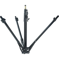 GODOX STATIVO 210F LIGHT STAND ALU (DIAM 25,7-22,4-19-16-13 / MAX H 213CM, CHIUSO 51CM, PESO 1,4KG, CARICO 2KG)